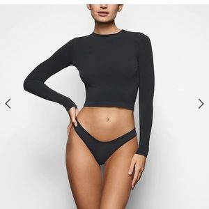 SKIMS vintage cropped long sleeve